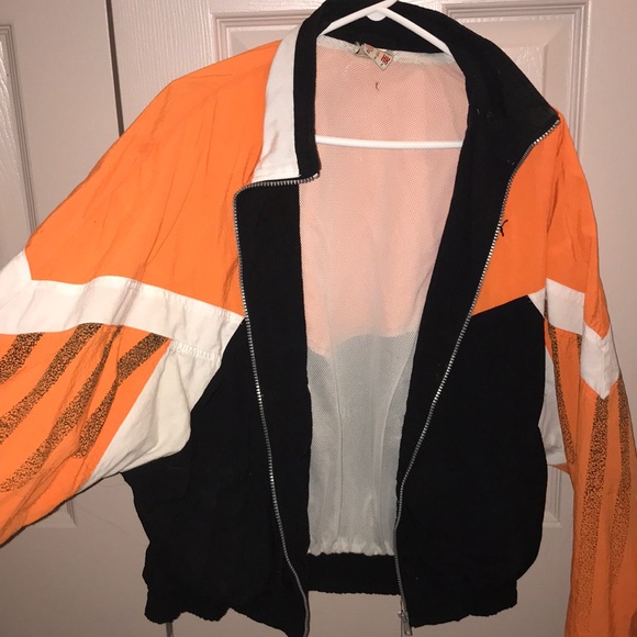 Orange black and white puma zip up - Picture 1 of 6